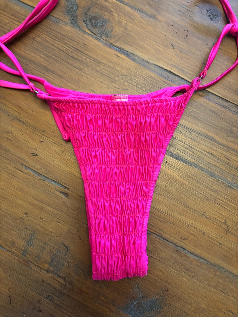 Frankie’s bikinis candy pink divine skimpy bikini bottoms